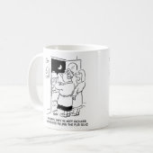 Ehemann spät aus dem Pub-Quiz Kaffeetasse (Vorderseite Links)