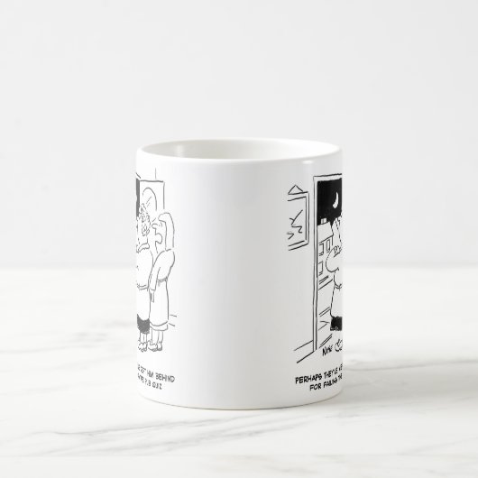 Ehemann spät aus dem Pub-Quiz Kaffeetasse (Mittel)