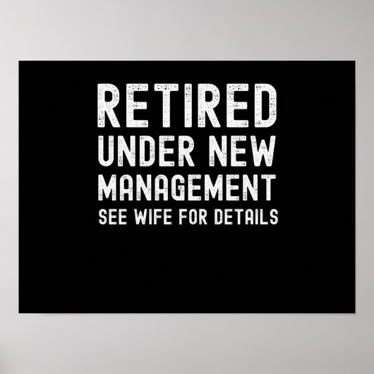 Ehemann-Spende 2022 in Ruhestand für Männer Poster (Vorne)