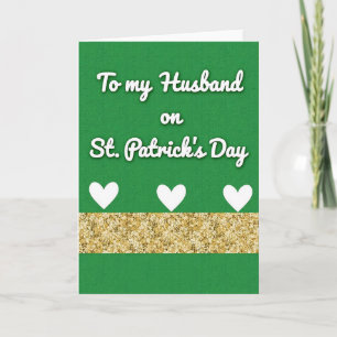 Ehemann St. Patrick's Day Karte