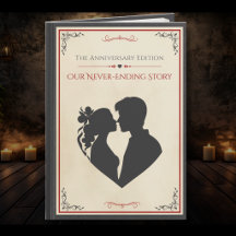 Ehemann Storybook Liebesgeschichte Jubiläumskarte