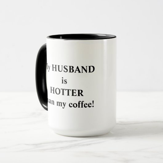 Ehemann-Tasse Tasse (Vorderseite Links)