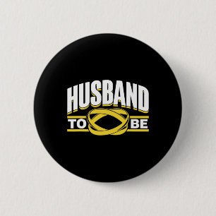 Ehemann, um Bridge Team Party Groom Bachelor Button