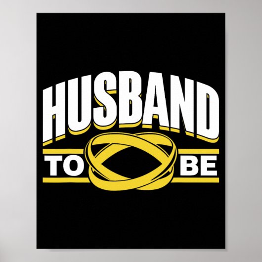 Ehemann, um Bridge Team Party Groom Bachelor Poster (Vorne)