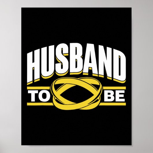 Ehemann, um Bridge Team Party Groom Bachelor Poster (Vorne)
