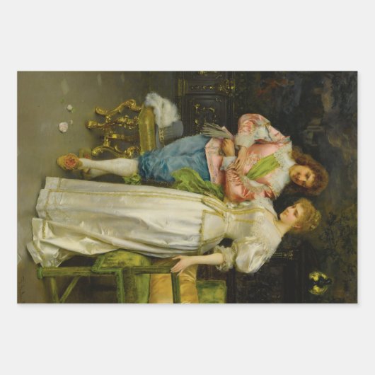 Ehemann und Ehefrau betrogen (Hochzeit und Ehe) Geschenkpapier Set (Vorderseite)