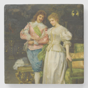 Ehemann und Ehefrau betrogen (Hochzeit und Ehe) Steinuntersetzer