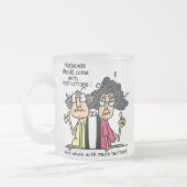 Ehemann-und Ehefrau-Haltungs-Spaß Mattglastasse (Links)
