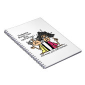 Ehemann-und Ehefrau-Haltungs-Spaß Notizblock (Rechte Seite)