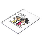 Ehemann-und Ehefrau-Haltungs-Spaß Notizblock (Linke Seite)