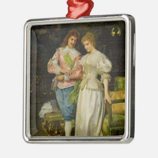 Ehemann und Ehefrau (Hochzeit und Ehe) Ornament Aus Metall (Links)