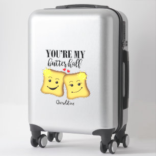 Ehemann und Ehefrau My Better Halb Funny Valentine Aufkleber