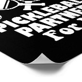 Ehemann und Ehefrau Pickleball Partner für das Leb Poster (Ecke)