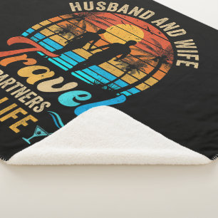 Ehemann und Ehefrau Reisepartner fürs Leben Strand Sherpadecke