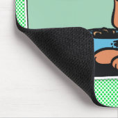 Ehemann und Hund Mousepad (Ecke)