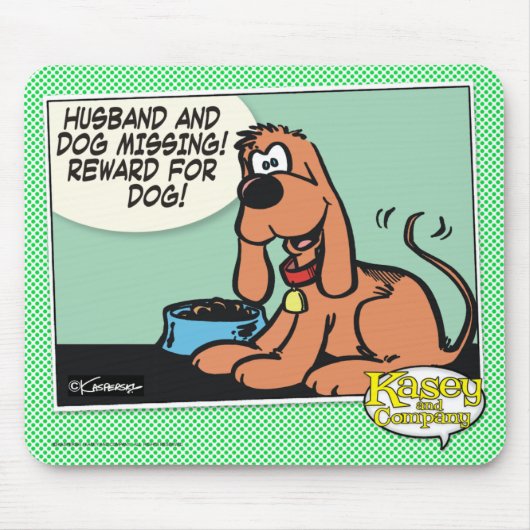 Ehemann und Hund Mousepad (Vorne)