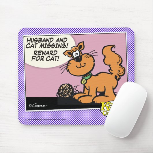 Ehemann und Katze Mousepad (Mit Mouse)