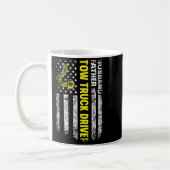 Ehemann Vater Abschleppwagenfahrer Design Kaffeetasse (Links)