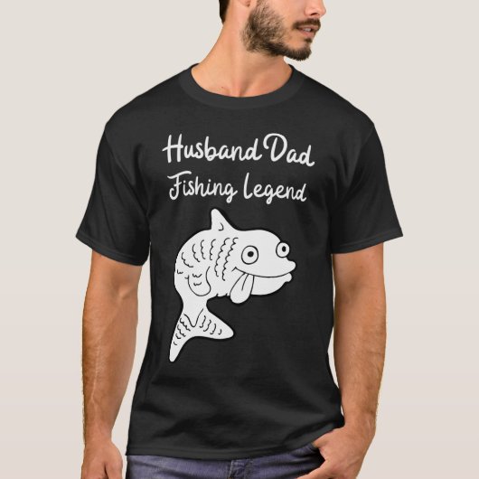 Ehemann Vater Angellegende T-Shirt (Vorderseite)