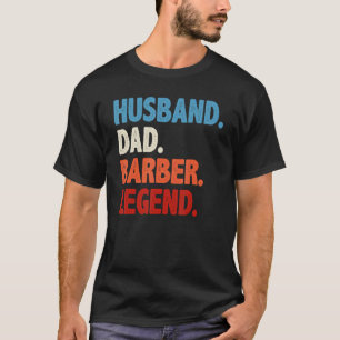 Ehemann Vater Barber Legend - Funny Mens Friseur T-Shirt