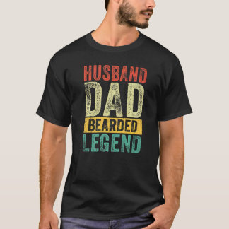 Ehemann Vater Bart Legende Bart Vatertag T-Shirt