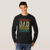 Ehemann Vater Bart Legende Bart Vatertag T-Shirt (Vorne ganz)