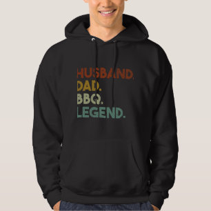 Ehemann Vater BBQ Legende Vintage BBQ Grillen Hoodie