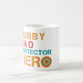 Ehemann Vater Beschützer Held Kaffeetasse (Mittel)