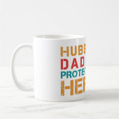 Ehemann Vater Beschützer Held Kaffeetasse (Links)