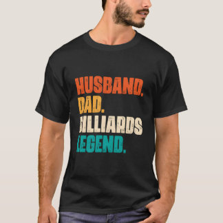 Ehemann Vater Billard-Legende Pool-Spieler T-Shirt