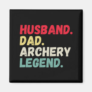 Ehemann Vater Bogenschieß-Legende vintage retro lu Magnet