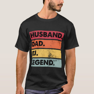 Ehemann Vater Dj Legende Dj Disc Jockey Musikspiel T-Shirt