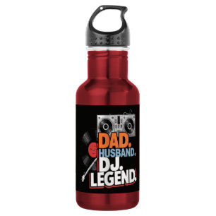 Ehemann Vater DJ Legende Edelstahlflasche