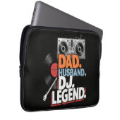 Ehemann Vater DJ Legende Laptopschutzhülle (Vorne Rechts)