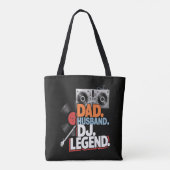 Ehemann Vater DJ Legende Tasche (Rückseite)