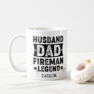 Ehemann Vater Feuerwehrmann Legende  Kaffeetasse