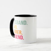 Ehemann Vater Gamer Legende Tasse (Vorderseite Links)