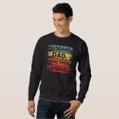 Ehemann Vater HLK-Techniker HLK-Techniker Reparat Sweatshirt (Vorne ganz)