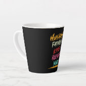 Ehemann, Vater, König, gesegneter Mann | Vatertag Milchtasse (Linke Ecke)