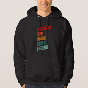 Ehemann Vater Legende Brettspiel Tafel Gamer Tisch Hoodie