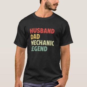 Ehemann Vater Mechaniker Legende Vatertag Lustiger T-Shirt