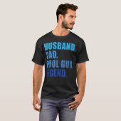 Ehemann Vater Pool-Typ Legende Lustig T-Shirt (Vorne ganz)