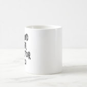 Ehemann Vater Protector Hero Funny Vatertag Kaffeetasse (Mittel)