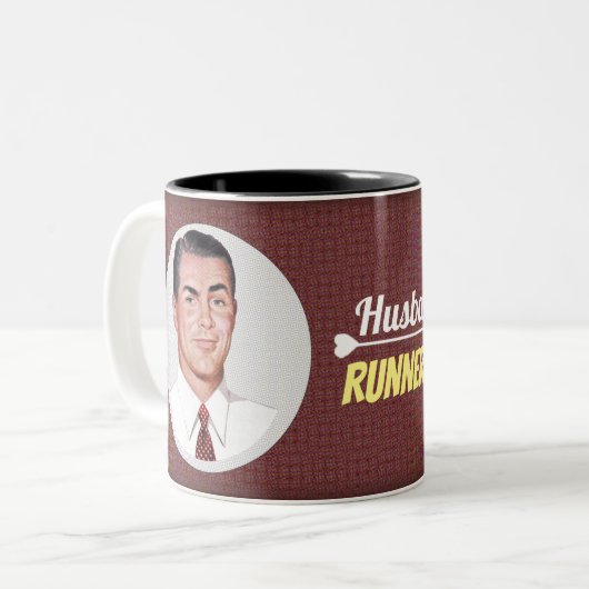 Ehemann - Vater - Runner von Errands Zweifarbige Tasse (Vorderseite Links)