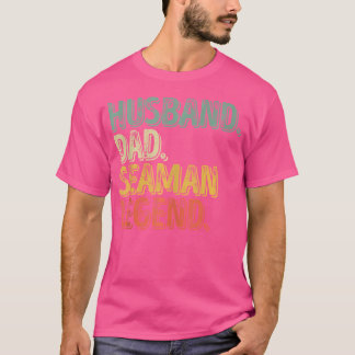 Ehemann Vater Seemann Legende Lustiger Vatertag T-Shirt
