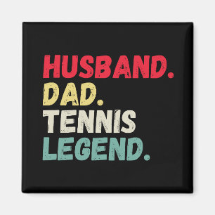 Ehemann Vater Tennislegende vintage retro lustig Magnet