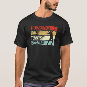 Ehemann Vater Tennislegende Vintage Vatertag T-Shirt