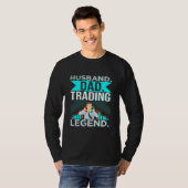 Ehemann Vater Trading Legend Stock Forex Crypto T-Shirt (Vorne ganz)
