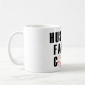 Ehemann Vater Trainer Baseball-Vater-Zitat Kaffeetasse (Links)
