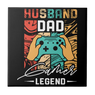 Ehemann Vater Videospiel Legende Fliese
